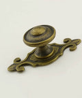 Vintage Bronze Door Knob Handles Set For Cabinets And Drawers Classic Furniture Pulls Anti Slip And Rust Resistant Zinc Alloy