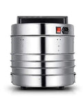 Kid You Not This Heavy Duty Stainless Steel Food Dehydrator front view showcasing stackable trays and adjustable heat settings.