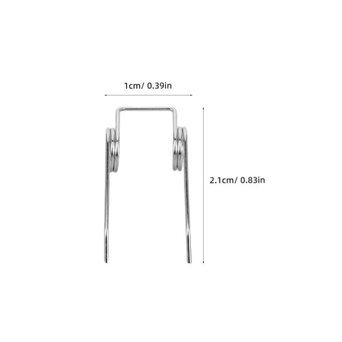 Solid 4pc Kettle Lid Torsion Spring Kit Made From Tough Stainless Steel For Easy DIY Repairs And Total Home Hacks To Fix Loose Lids Fast. 1cm x 2.1cm spring