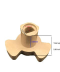 Turntable Motor Coupler Replacement Kit For Microwave Ovens High Temperature PPS Shaft Drive Roller Support 0.55 Inch Shaft Glass Tray Guide And Stabilizer Easy Install Durable Turntable Gear For Smooth Turning, 0.86 inch