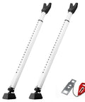 2 Pack Adjustable Door Security Bar For Hinged And Sliding Doors Telescopic Locking Pole From 29 Inches To 45 Inches Non Slip Portable Door Brace With 250 Kg High Strength Construction Ideal For Home And Patio Security.