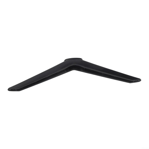 All In One TV Stand Base Kit With No Drill Mounting Bracket Replacement Legs For Television ABS Support Black