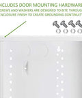28 Inch Structured Media Enclosure With Hinged Locking Door 20 Gauge Steel Flush Or Surface Mount hardware included