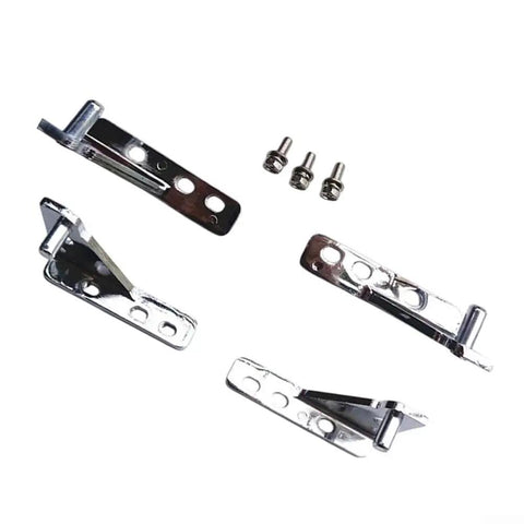 4 Piece Refrigerator Hinge Set With 35mm Wheelbase Zinc Alloy For USTAR GRISTA Commercial Fridges