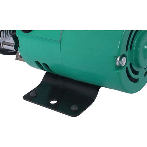 Close-up of the motor of a 330 Gph Electric Utility Water Transfer Pump 115V One Tenth Hp Self Priming Portable Pump.