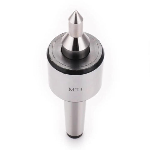 MT3 60-Degree Live Revolving Center For CNC Lathes And Tailstock Boss-Grade High-Precision Bearing System With 0.000197 Inch TIR