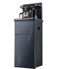 Vertical Hot And Cold Water Dispenser with button control, dual outlet desktop office water station, bottom bucket design