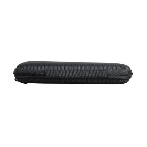Side view of black Rugged Travel Case For Samsung T7 And T7 Touch Portable SSD 1TB 2TB 500GB USB 3.2 External Solid State Drive.