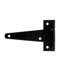Lightweight Painted Black T Shaped Design Hinge For Fence And Wood Gate, Built For DIYers, Tough And Durable Gate Hardware