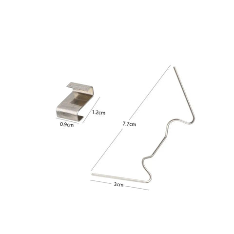 Greenhouse Repair Kit With 60 Glazing Wire Clips And Plant Fixing Clips Stainless Steel Garden Fasteners For Securing Glass Panels Window Repair Durable Buckle Clips And Easy DIY Fixes