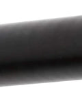 Close-up view of black 5mm 50ft lined bicycle brake cable housing with internal steel coil for smooth braking.
