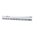 Two Way Full Extension Drawer Slides With 17mm Metal Rails And Ball Bearings, No Tool Needed Quick Install, 214mm Length