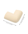 Beige corner protector measuring 2.1 inches, part of Beige Corner Protectors 20 Pack For Picture Frames, TVs, Mirrors And Fragile Art