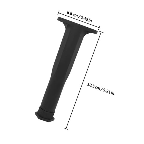 4 Piece Adjustable Furniture Legs For Dining Tables And Cabinets, Beefy Heavy Duty Bed Leg Replacement, 13.5 cm steel leg