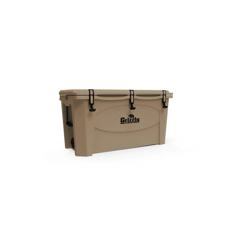 Heavy Duty 100 Qt Hard Side Cooler With Two Inch Foam Core Keeps Gear Ice Cold Through Any Adventure Made In Usa side view