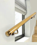 Weatherproof Pvc Stair Covers With Warm Wood Grain Texture And Heavy Duty Nonslip Coating For Hassle Free Indoor Outdoor Upgrades with guardrail mounted.