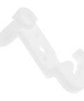 Awesome Fridge Door Stop Latch That Kills Noise And Stops Bumps With A Tough Plastic Clip, white plastic hinge stopper