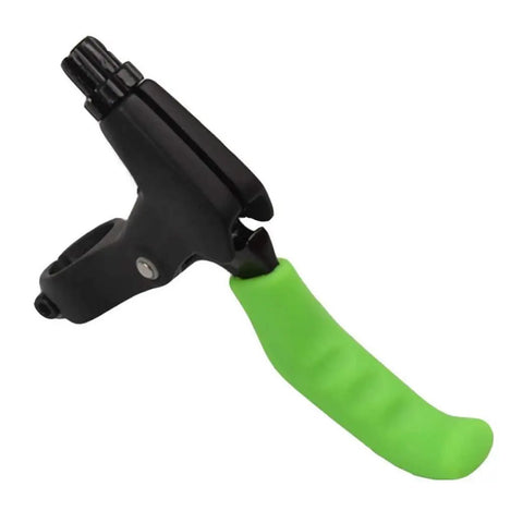Silicone Bicycle Brake Grip Cover Anti Slip Waterproof Shield for Mountain Bikes and Scooters on black lever