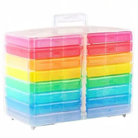 Heavy Duty Photo Storage Boxes With Carry Handles, Snap Tight Document And Craft Organizers For Memories, Chill Out Clutter And Keep Your Workspace Super Clean With This Real Deal