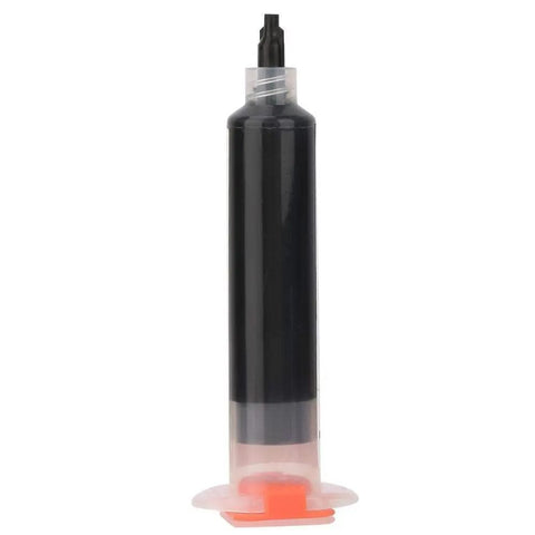 Pro Grade UV Light Curing Solder Mask Ink For PCBs, black solder resist ink in syringe, insulation and protection of components