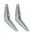 Super Solid White Shelf Support Brackets 500 Pack Reinforced Steel Corner Mounts For DIY Homes Or Shops Smooth Finish Heavy Duty Brackets