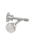 Heavy Duty M5 X 20mm Captive Screws With Knurled Thumb Head Crafted From Tough As Nails 304 Stainless Steel Panel Fasteners close up view.