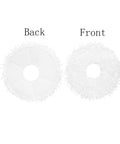 Back and front views of mop pads from Deebot X1 Replacement Parts Kit For ECOVACS Deebot X1 Omni Turbo Plus Robotic Vacuum Cleaner Roller Brush Filter Bag Mop Must Have Durable Replacement Set