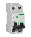 Bulletproof Marine Grade Miniature Circuit Breaker Dual Pole 40 Amp Surge Protector with ON/OFF switch for boat use.