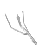 3-Prong Cultivating Fork With Stainless Steel Handle, 12-Inch Garden Tool with three sturdy prongs for soil aeration
