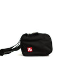 Biathlon Rifle Bag Senior Size In Black Rugged Comfortable Carryall With Pro Grade Rifle Cover Grab And Go Front Gear Pocket Writable Name Panel Ideal For Practice And Easy Transport with shoulder strap and logo.
