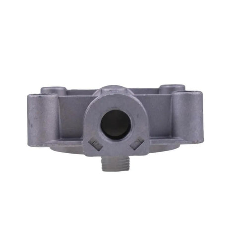 Upgrade Your Ride With This Premium 204163S Engine Remote Mount Coolant Filter Head front view showing design detail.