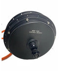 Badass 5000W Electric Bike Hub Motor Packing Killer High Torque And 10kW Peak Power 48V To 120V Heavy Duty Conversion Kit close-up view.