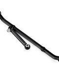 Aluminum Steering Link Arm Tie Rod Upgrade for Axial SCX10 1 To 10 RC Crawler, Lightweight Yet Beefed Up Performance Part That Boosts Steering Precision, Durability, and Handling for Serious Trail Runners, black aluminum steering link arm