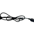 Kroshine power recliner motor replacement cord with plug, model KDFSJ-403-6, black cable