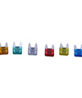Various colored fuses from 60 And 120 Piece Car And Truck Blade Fuses Kit 5A 10A 15A 20A 25A 30A Fast Blow Assortment For Auto Electronics Waterproof Easy Replacement Accessories