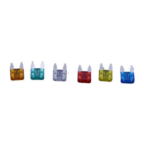 Various colored fuses from 60 And 120 Piece Car And Truck Blade Fuses Kit 5A 10A 15A 20A 25A 30A Fast Blow Assortment For Auto Electronics Waterproof Easy Replacement Accessories
