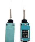 Silver Contact Limit Switch ME-8169 Cat Whisker Flexible Coil Spring Momentary 1NC 1NO 2 Pack front and back view