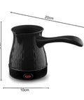 Stainless Steel Turkish Greek Arabic Coffee Pot 500ml With Even Heating And Removable Anti Scald Handle For Brew Coffee Tea And Milk Safe Dual Protection Electric Kettle