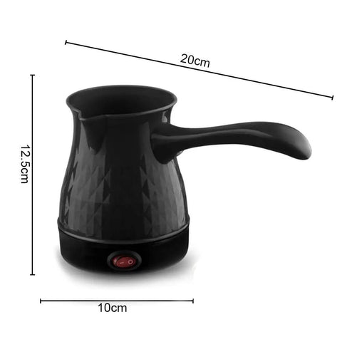 Stainless Steel Turkish Greek Arabic Coffee Pot 500ml With Even Heating And Removable Anti Scald Handle For Brew Coffee Tea And Milk Safe Dual Protection Electric Kettle