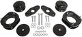 Off Road Lift And Level Kit For Jeep And Dodge SUVs And Trucks, Heavy Duty Black Zinc Steel Construction, Sturdy Four Inch Front And Rear Lift