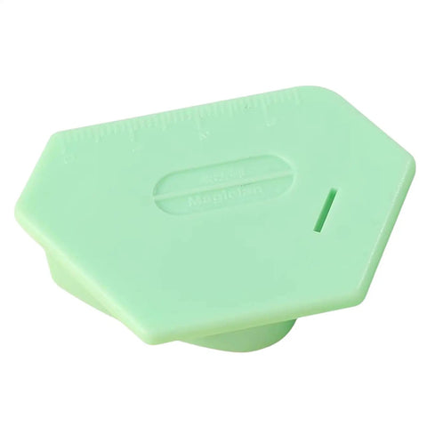 Magnetic Seam Guide For Sewing, Multifunctional Ruler And Hemmer Guide, mint green with secure magnet attachment
