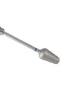 Close-up of a drill bit from a 9 Piece Pedicure Cone Barrel Ball Drill Bit Set For Cracked Skin And Callus Removal 3 By 32 Shank Pro Diamond Foot Cuticle Bits