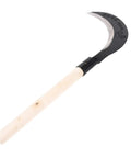Heavy Duty Weeding Scythe With Long Handle For Garden Weeding And Cultivating, Manganese Steel Blade, Comfortable Grip, Durable Tool