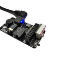 5.8G Analog To Digital FPV Receiver Module Adapter Board With Voltage Alarm, showing connectors and LED, for DJI FPV Goggles