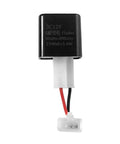 Plug And Play 2 Pin Adjustable LED Flasher Relay For Motorcycles And Scooters Hyper Flash Turn Signals 12V Electronic Flasher Kit