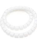 Durable Spiral Cable Management Sleeve For Home And Office Use, Easy Wrap Wire Protector Tube, 10mm Cable Sleeve in white color