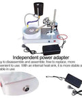 6 Inch Bench Grinder Polishing Machine Gemstone Lathe U Shaped Guard DC Motor 2800 Rpm 120 W with independent power adapter and heat sink.
