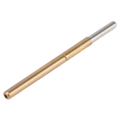 Top Shelf 100 Piece Round Spring Pogo Pin Set With Heat Resistant Brass Plunger And Durable Stainless Steel Coil for testing, single brass probe