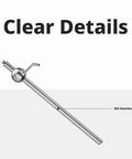 Hand Operated Manual Fluid Transfer Pump Stainless Steel Portable Siphon For Gas, Oil And Water Home Brewing Garage Work Reliable Gear. Close-up of 304 stainless steel pull rod and valve.
