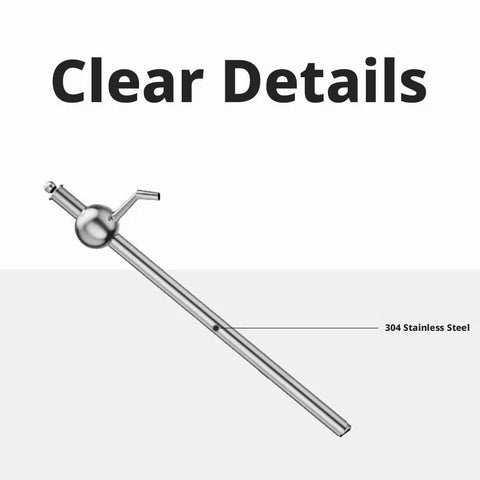 Hand Operated Manual Fluid Transfer Pump Stainless Steel Portable Siphon For Gas, Oil And Water Home Brewing Garage Work Reliable Gear. Close-up of 304 stainless steel pull rod and valve.